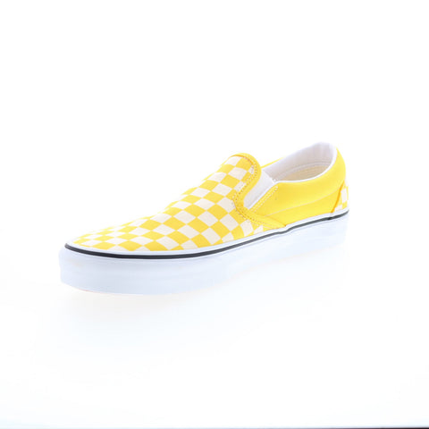 Vans Classic Slip-On VN0A33TB42Z Mens Yellow Canvas Lifestyle Sneakers Shoes