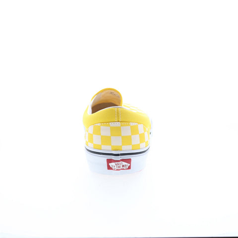 Vans Classic Slip-On VN0A33TB42Z Mens Yellow Canvas Lifestyle Sneakers Shoes