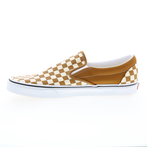 Vans Classic Slip-On VN0A33TB9HN Mens Brown Canvas Lifestyle Sneakers Shoes