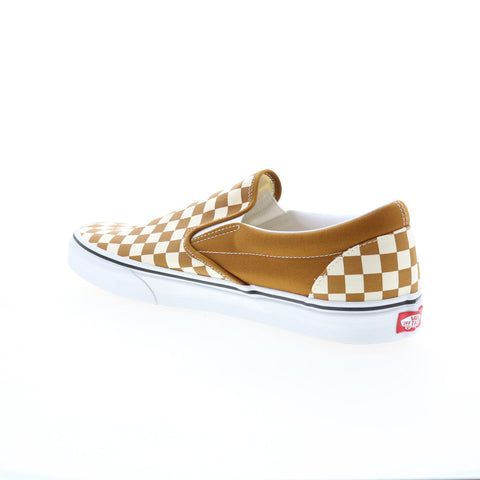 Vans Classic Slip-On VN0A33TB9HN Mens Brown Canvas Lifestyle Sneakers Shoes