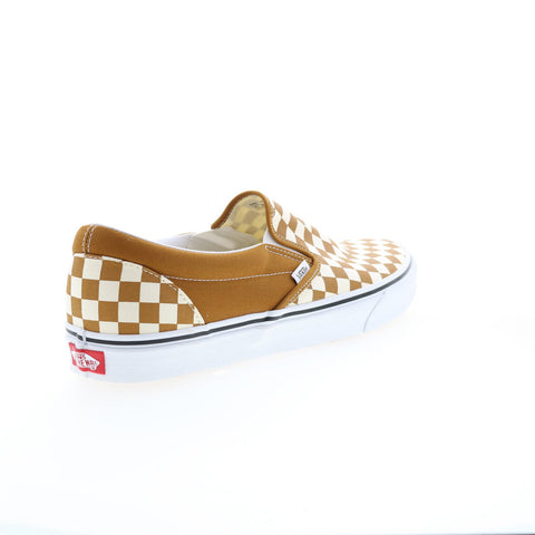 Vans Classic Slip-On VN0A33TB9HN Mens Brown Canvas Lifestyle Sneakers Shoes
