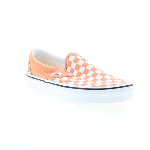 Vans Classic Slip-On VN0A33TB9HL Mens Orange Canvas Lifestyle Sneakers Shoes