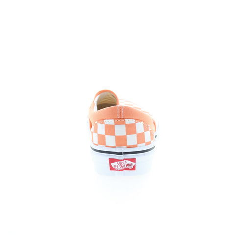 Vans Classic Slip-On VN0A33TB9HL Mens Orange Canvas Lifestyle Sneakers Shoes