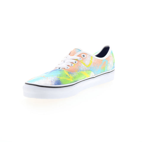 Vans Authentic VN0A348A40L Mens Orange Canvas Lifestyle Sneakers Shoes