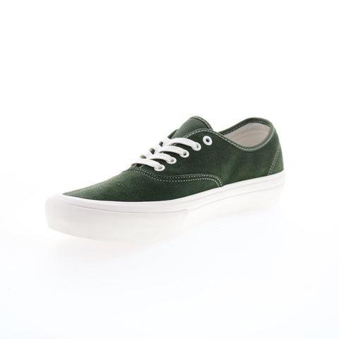 Vans Authentic Pro VN0A38BY2L6 Mens Green Suede Lifestyle Sneakers Shoes