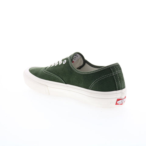 Vans Authentic Pro VN0A38BY2L6 Mens Green Suede Lifestyle Sneakers Shoes