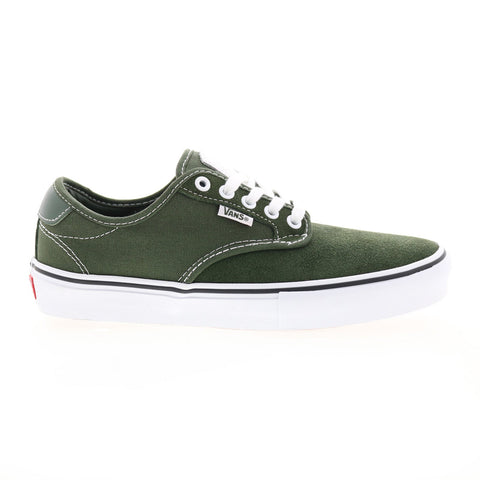 Vans Chima Ferguson Pro VN0A38CF1ST Mens Green Suede Lifestyle Sneakers Shoes