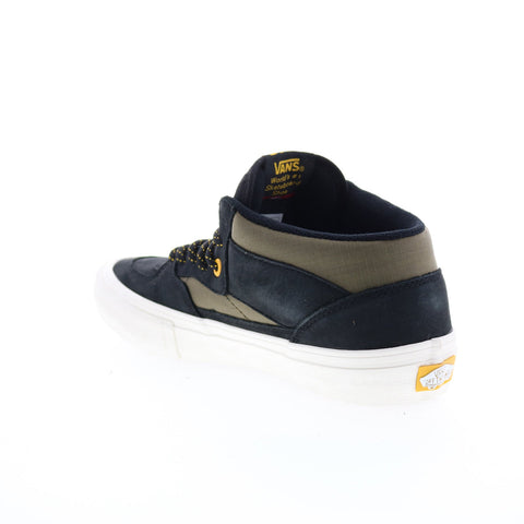 Vans Half Cab Pro VN0A38CP0QG Mens Black Nubuck Lifestyle Sneakers Shoes