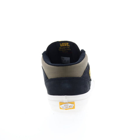 Vans Half Cab Pro VN0A38CP0QG Mens Black Nubuck Lifestyle Sneakers Shoes