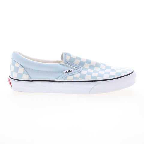 Vans Classic Slip-On VN0A38F7QCK Mens Blue Canvas Lifestyle Sneakers Shoes