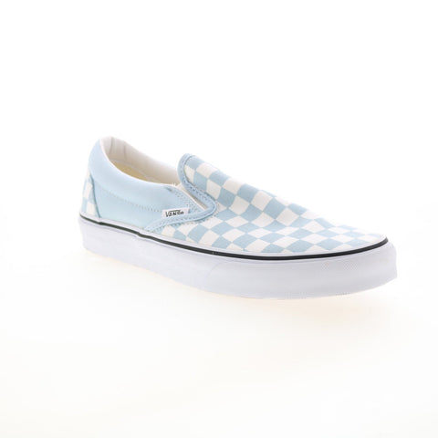 Vans Classic Slip-On VN0A38F7QCK Mens Blue Canvas Lifestyle Sneakers Shoes