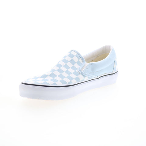 Vans Classic Slip-On VN0A38F7QCK Mens Blue Canvas Lifestyle Sneakers Shoes