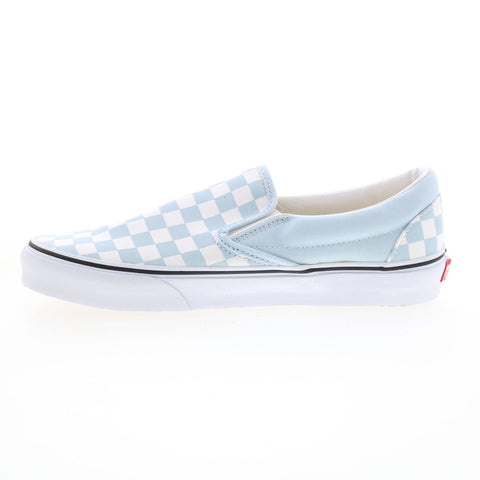 Vans Classic Slip-On VN0A38F7QCK Mens Blue Canvas Lifestyle Sneakers Shoes