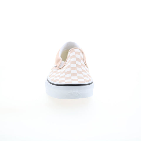 Vans Classic Slip-On VN0A38F7QCO Mens Beige Canvas Lifestyle Sneakers Shoes