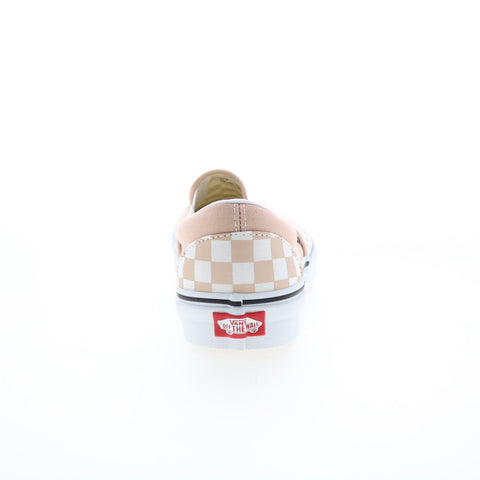 Vans Classic Slip-On VN0A38F7QCO Mens Beige Canvas Lifestyle Sneakers Shoes