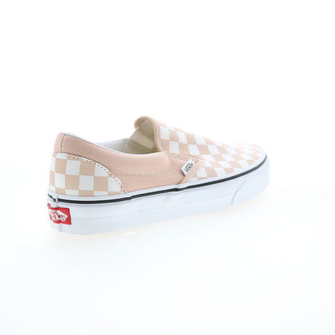 Vans Classic Slip-On VN0A38F7QCO Mens Beige Canvas Lifestyle Sneakers Shoes