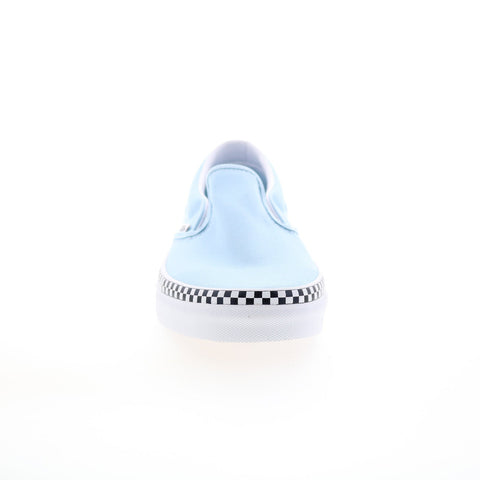 Vans Classic Slip-On VN0A38F7VLS Mens Blue Canvas Lifestyle Sneakers Shoes