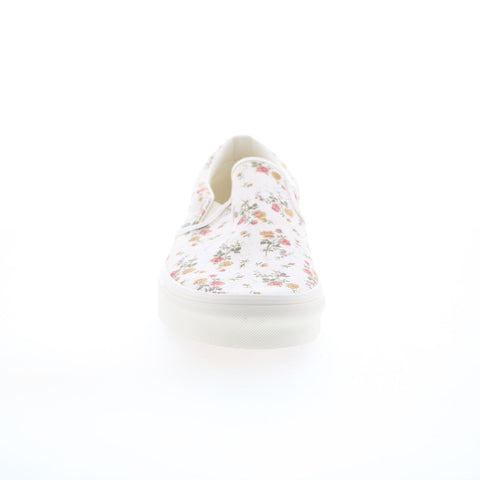 Vans Classic Slip-On VN0A38F7VMR Mens Beige Canvas Lifestyle Sneakers Shoes