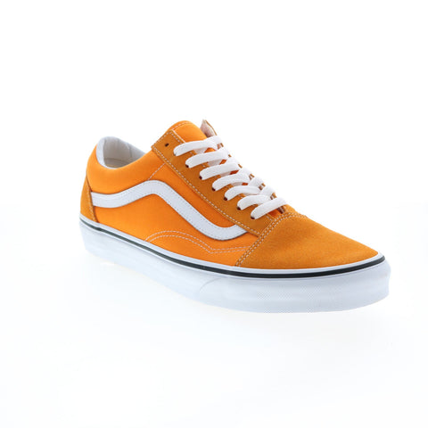 Vans Old Skool VN0A38G1UKU Mens Orange Suede Lifestyle Sneakers Shoes