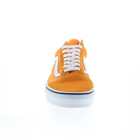 Vans Old Skool VN0A38G1UKU Mens Orange Suede Lifestyle Sneakers Shoes