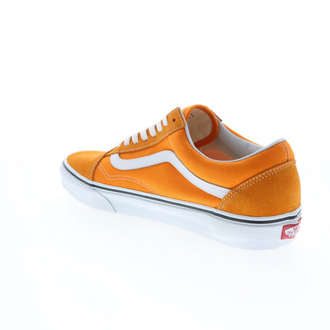 Vans Old Skool VN0A38G1UKU Mens Orange Suede Lifestyle Sneakers Shoes