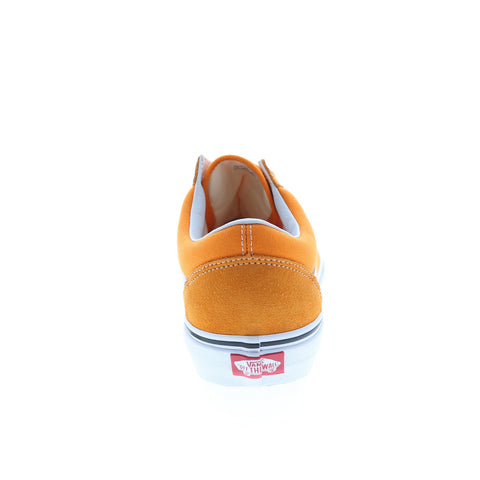 Vans Old Skool VN0A38G1UKU Mens Orange Suede Lifestyle Sneakers Shoes