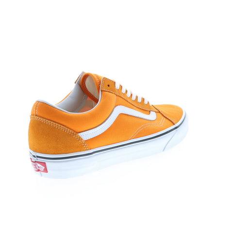 Vans Old Skool VN0A38G1UKU Mens Orange Suede Lifestyle Sneakers Shoes