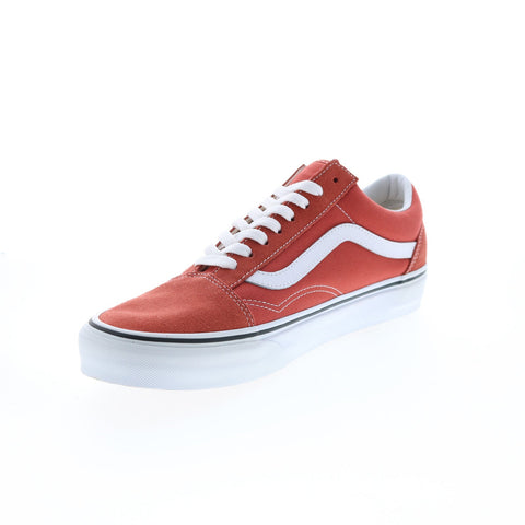 Vans Old Skool VN0A38G1UKZ Mens Orange Suede Lifestyle Sneakers Shoes