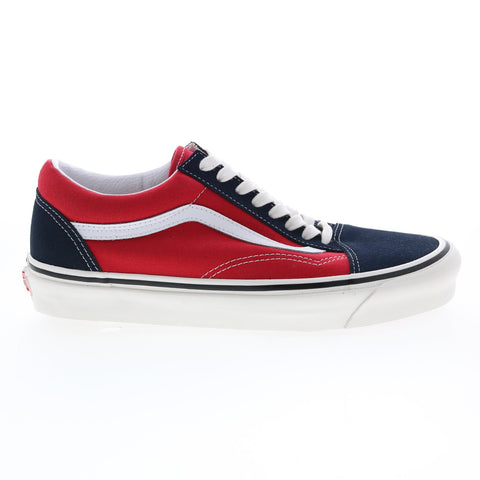Vans Old Skool 36 DX Anaheim Factory Mens Red Blue Lifestyle Sneakers Shoes