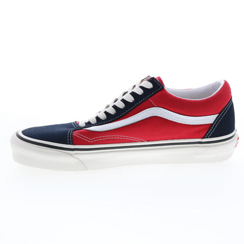 Vans Old Skool 36 DX Anaheim Factory Mens Red Blue Lifestyle Sneakers Shoes
