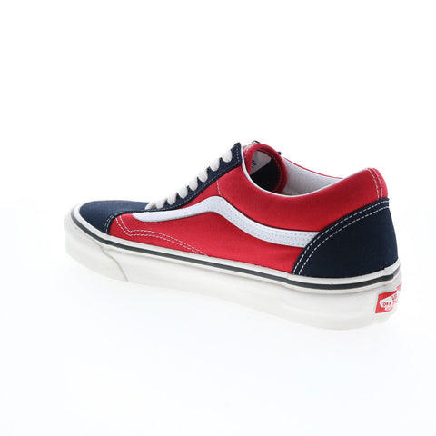 Vans Old Skool 36 DX Anaheim Factory Mens Red Blue Lifestyle Sneakers Shoes