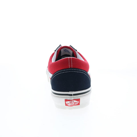 Vans Old Skool 36 DX Anaheim Factory Mens Red Blue Lifestyle Sneakers Shoes