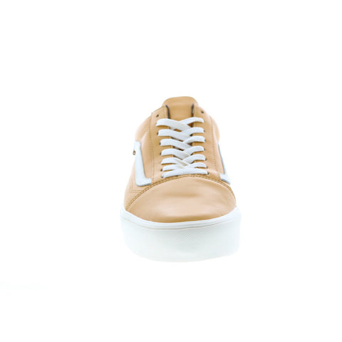 Vans Horween X Vault Old Skool Lite Mens Gold Lifestyle Sneakers Shoes