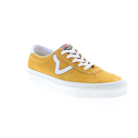 Vans Style 73 Dx VN0A3WLQ4ZF Mens Yellow Suede Lifestyle Sneakers Shoes