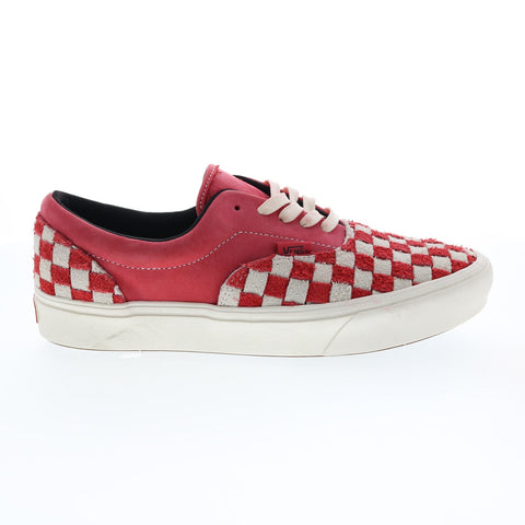 Vans Comfycush Era L VN0A45JYVNQ Mens Red Suede Lifestyle Sneakers Shoes