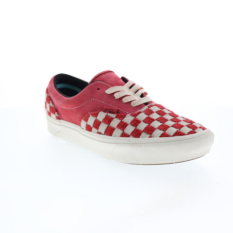 Vans Comfycush Era L VN0A45JYVNQ Mens Red Suede Lifestyle Sneakers Shoes