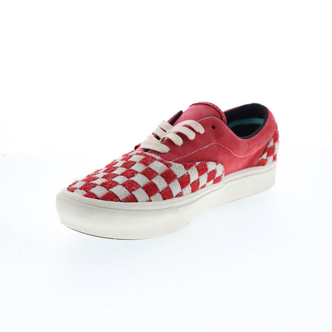 Vans Comfycush Era L VN0A45JYVNQ Mens Red Suede Lifestyle Sneakers Shoes