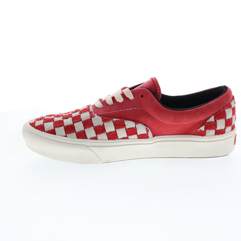 Vans Comfycush Era L VN0A45JYVNQ Mens Red Suede Lifestyle Sneakers Shoes