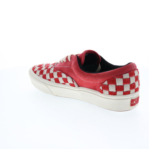 Vans Comfycush Era L VN0A45JYVNQ Mens Red Suede Lifestyle Sneakers Shoes