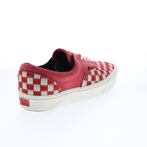 Vans Comfycush Era L VN0A45JYVNQ Mens Red Suede Lifestyle Sneakers Shoes
