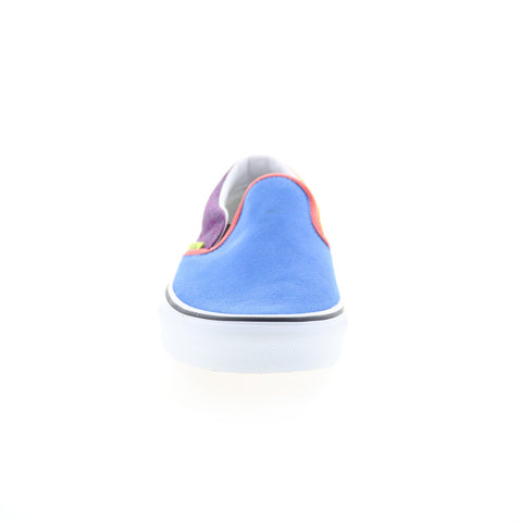 Vans Classic Slip-On VN0A4BV316V Mens Blue Suede Lifestyle Sneakers Shoes