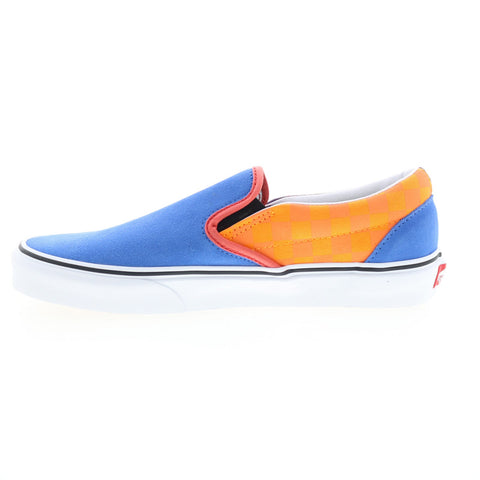 Vans Classic Slip-On VN0A4BV316V Mens Blue Suede Lifestyle Sneakers Shoes