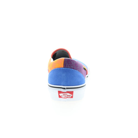 Vans Classic Slip-On VN0A4BV316V Mens Blue Suede Lifestyle Sneakers Shoes