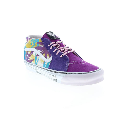 Vans Aries X OG Sk8-Mid LX VN0A4BVC9X2 Mens Purple Lifestyle Sneakers Shoes