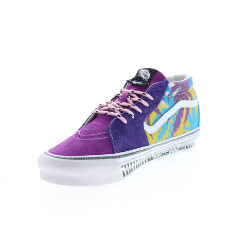 Vans Aries X OG Sk8-Mid LX VN0A4BVC9X2 Mens Purple Lifestyle Sneakers Shoes