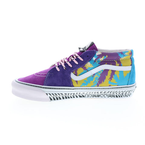 Vans Aries X OG Sk8-Mid LX VN0A4BVC9X2 Mens Purple Lifestyle Sneakers Shoes