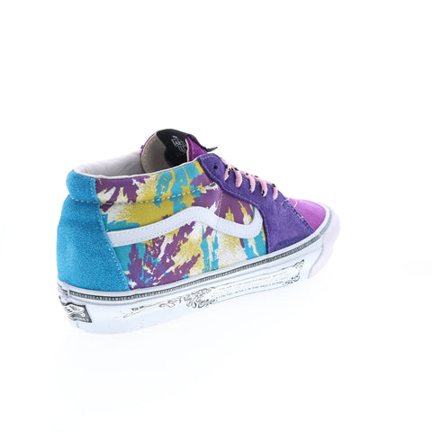 Vans Aries X OG Sk8-Mid LX VN0A4BVC9X2 Mens Purple Lifestyle Sneakers Shoes