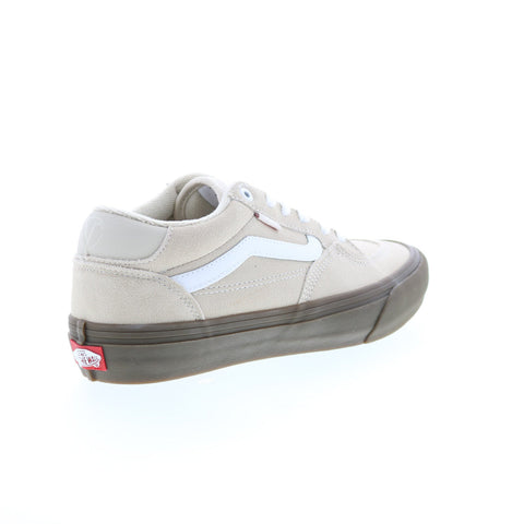 Vans Rowan Pro VN0A4TZC2LH Mens Beige Suede Lace Up Lifestyle Sneakers Shoes