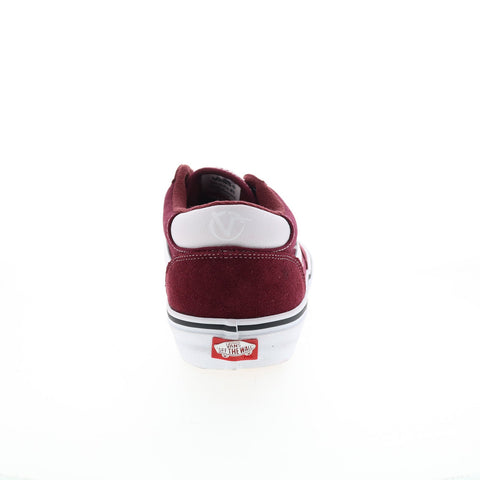 Vans Rowan Pro VN0A4TZC2PV Mens Burgundy Suede Lifestyle Sneakers Shoes