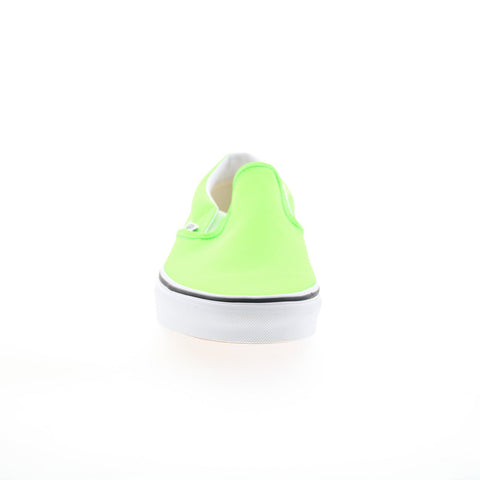 Vans Classic Slip-On VN0A4U38WT5 Mens Green Canvas Lifestyle Sneakers Shoes